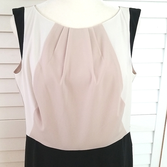 Ann Taylor Color Block Dress Petite - Picture 2 of 5